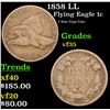 Image 1 : 1858 LL Flying Eagle Cent 1c Grades vf++