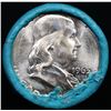Image 2 : Bank Of America Uncirculated Franklin 50c Roll 1963 & P Ends