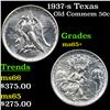 Image 1 : 1937-s Texas Old Commem Half Dollar 50c Grades GEM+ Unc