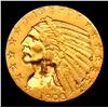 Image 2 : ***Auction Highlight*** 1908-p Gold Indian Half Eagle $5 Graded Select+ Unc By USCG (fc)