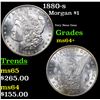 Image 1 : 1880-s Morgan Dollar $1 Grades Choice+ Unc