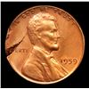Image 2 : ***Auction Highlight*** 1959-p Lincoln Cent Major Mint Error 1c Graded ms65 rd By SEGS