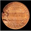 Image 3 : ***Auction Highlight*** 1959-p Lincoln Cent Major Mint Error 1c Graded ms65 rd By SEGS