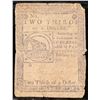 Image 2 : Continental Currency February 17, 1776 $2/3 Fr-CC22 Plate C, Grades f+