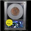 Image 5 : ***Auction Highlight*** 1806 Draped Bust Half Cent Small 6, No Stems 1/2c Graded Choice AU By USCG (