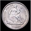 Image 2 : ***Auction Highlight*** 1871-p Seated Liberty Half Dime Near TOP POP! 1/2 10c Graded ms67 By SEGS