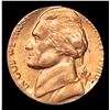 Image 2 : ***Auction Highlight*** 1980-p Jefferson Nickel Mint Error 5c Struck on 1c Planchet 5c Grades Choice