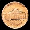 Image 3 : ***Auction Highlight*** 1980-p Jefferson Nickel Mint Error 5c Struck on 1c Planchet 5c Grades Choice