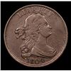 Image 2 : ***Auction Highlight*** 1804 Spiked Chin Draped Bust Half Cent C-8 1/2c Graded xf45 By SEGS (fc)
