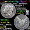 Image 1 : ***Auction Highlight*** 1884-s Morgan Dollar TOP POP! $1 Graded Select Unc PL By USCG