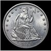Image 2 : ***Auction Highlight*** 1869-p Seated Half Dollar 50c Graded ms64 By USCG.