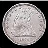 Image 2 : ***Auction Highlight*** 1860-o Seated Liberty Quarter 25c Graded Select Unc By USCG