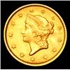 Image 2 : 1852 Gold Dollar $1 Graded Select Unc By USCG