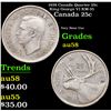1938 Canada Quarter 25c King George VI KM-35 Grades Choice AU/BU Slider