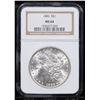 Image 2 : NGC 1886-p Morgan Dollar $1 Graded ms64 By NGC