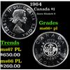 1964 Canada $1 Grades GEM++ PL