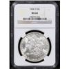 Image 2 : NGC 1904-o Morgan Dollar $1 Graded ms64 By NGC