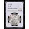 Image 2 : NGC 1881-s Morgan Dollar $1 Graded ms64 By NGC