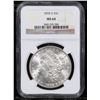 Image 2 : NGC 1898-o Morgan Dollar $1 Graded ms64 By NGC