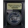 Image 2 : Proof 1991-S USO Modern Commem Dollar $1 Graded GEM++ Proof Deep Cameo By USCG