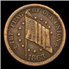 Image 2 : 1863 The Flag Civil War Token 1c Grades vf++