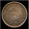 Image 3 : 1863 The Flag Civil War Token 1c Grades vf++