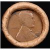 Image 2 : Mixed small cents 1c orig shotgun roll, 1919-d Wheat Cent, 1897 Indian Cent other end, brinks Wrappe