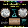 ***Auction Highlight*** 1885 & CC Uncirculated Morgan Dollar Shotgun Roll (fc)