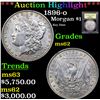 Image 1 : ***Auction Highlight*** 1896-o Morgan Dollar $1 Graded Select Unc By USCG (fc)