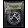 Image 2 : Proof 1988-S Olympic Modern Commem Dollar $1 Graded GEM++ Proof Deep Cameo By USCG