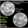Image 1 : 1956 Mexico ESTADOS UNIDOS MEXICANOS 10 Pesos Grades Select+ Unc