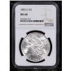 Image 2 : NGC 1885-o Morgan Dollar $1 Graded ms64 By NGC