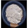 Image 2 : Buffalo Nickel Shotgun Roll in Old Bank Style 'Bell Telephone'  Wrapper 1925 & S Mint Ends