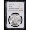 Image 2 : NGC 1885-o Morgan Dollar $1 Graded ms64 By NGC