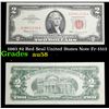 1963 $2 Red Seal United States Note Fr-1513 Grades Choice AU/BU Slider