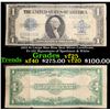 1923 $1 Large Size Blue Seal Silver Certificate, Fr-237 Signatures of Speelman & White Grades vf+