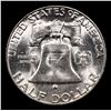 Image 3 : 1950-d Franklin Half Dollar 50c Grades Choice Unc FBL
