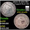 1822 Capped Bust Half Dollar O-104 R3 50c Graded xf45 details BY SEGS