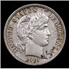 Image 2 : 1913-p Barber Dime 10c Grades Choice AU/BU Slider
