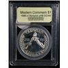 Image 2 : Proof 1988-S Olympic Modern Commem Dollar $1 Graded GEM++ Proof Deep Cameo By USCG
