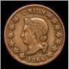 Image 2 : 1864 The Union Civil War Token 1c Grades vf++