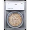 Image 4 : ***Auction Highlight*** 1901-p Morgan Dollar $1 Graded ms62 By SEGS (fc)