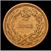 Image 2 : 1863 Our Little Monitor Civil War Token F-237/423 1c Grades Choice AU/BU Slider