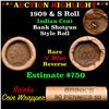 Image 1 : ***Auction Highlight*** Indian cent 1c orig roll, 1909 end S other end (fc)