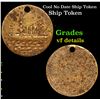 Cool No Date Ship Token Grades vf details