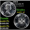 1964 Canada $1 Grades GEM+ PL