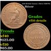 1838 British Guiana 1 Stiver KM-TN1 Grades VF Details