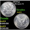 Image 1 : 1879-p Morgan Dollar $1 Grades Choice Unc