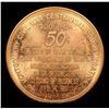 Image 3 : 1961 Montgomery Civil War Centennial Confederate States of America 50c Commem Token Grades GEM Unc