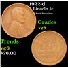 Image 1 : 1922-d Lincoln Cent 1c Grades vg, very good